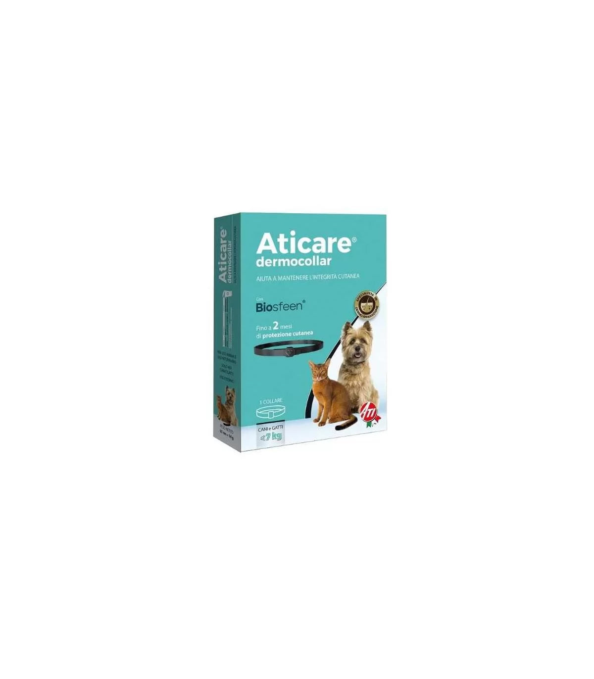 Aticare Dermocollar Cani Piccoli E Gatti Minore 7 Kg - 35 Cm