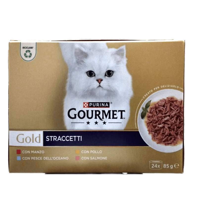 Gourmet Gold Straccetti Multipack Lattina 24X85 Gr
