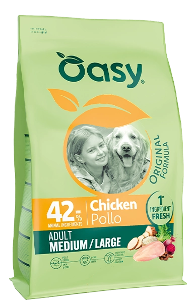 Oasy Cane Original Adult Medium - Large Pollo 2 Kg