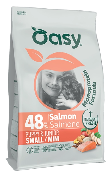 Oasy Puppy Salmone Small - Mini Cane 2 Kg