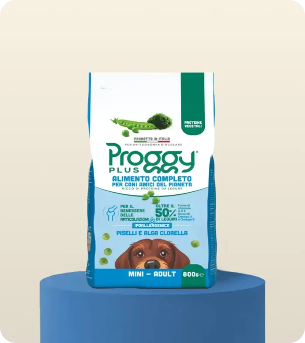 Proggy Plus Piselli e Alga Clorella Cane Adult Mini 800 Gr