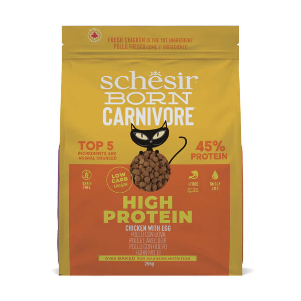 Schesir Gatto Born Carnivore Pollo E Uova 255 Gr