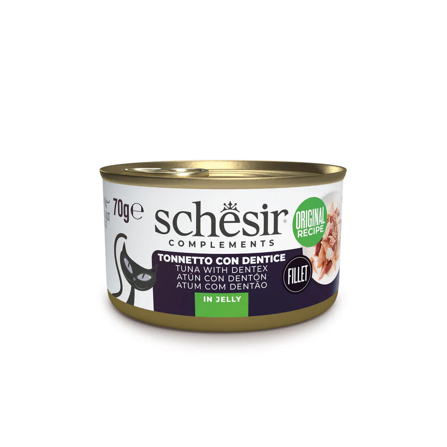 Schesir Gatto Tonnetto E Dentice Jelly Lattina 70 Gr 12x