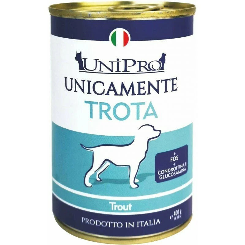 Unipro Cane Trota Monoproteico 400 Gr 24x