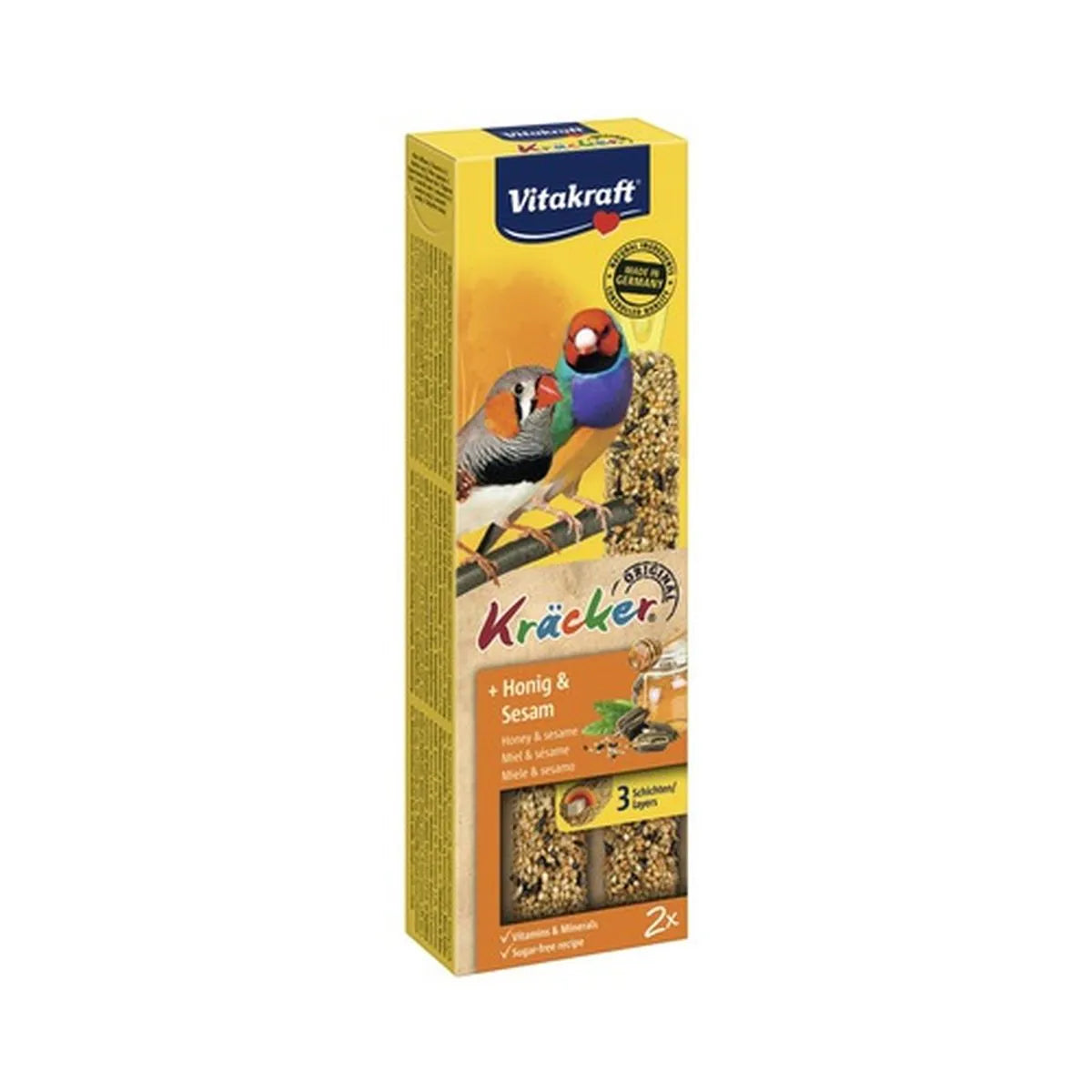 Vk Kracker Miele E Sesamo Pappagallini Ed Esotici