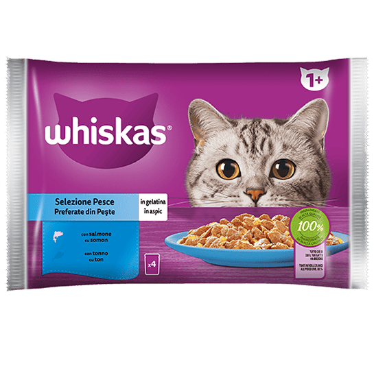 Whiskas Delizie Di Mare In Salsa 4 X 85 Gr 13x