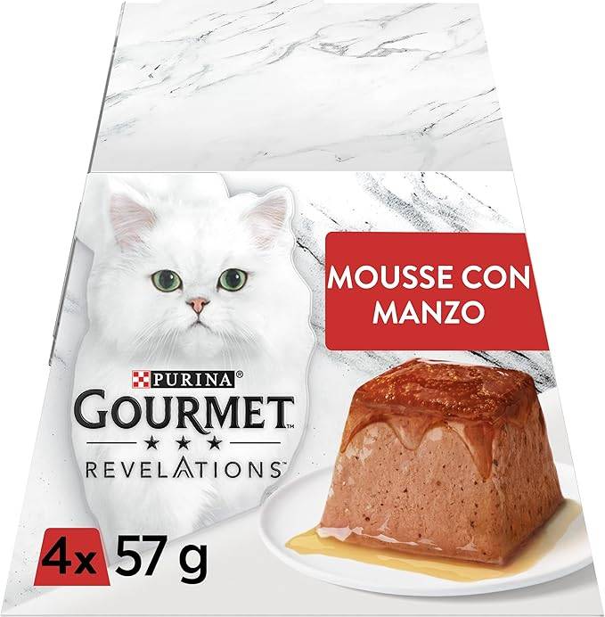Gourmet Revelation Mousse Manzo 4 X 57 Gr 6x