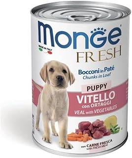 Monge Fresh Cane Puppy Vitello E Ortaggi 400 Gr 24x