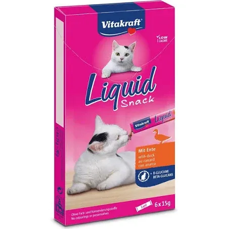 Vk cat snacks liquid anatra e betaglucani