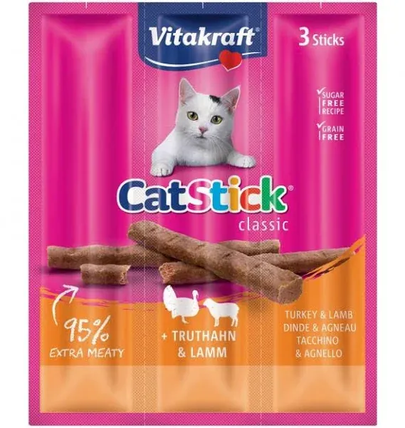 Vk cat stick mini tacchino e agnello 3 x 18 gr