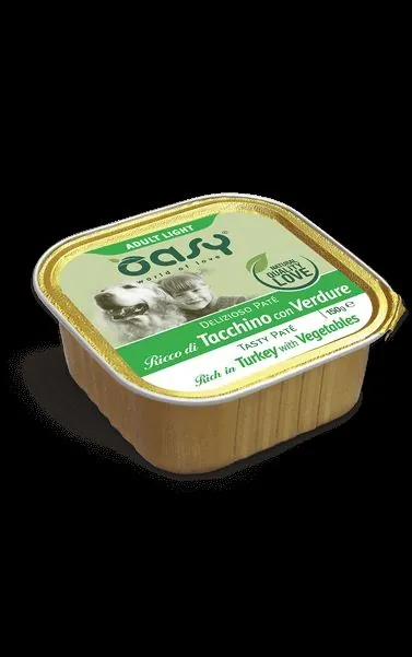 Oasy dog delizioso patè light tacchino 150 gr