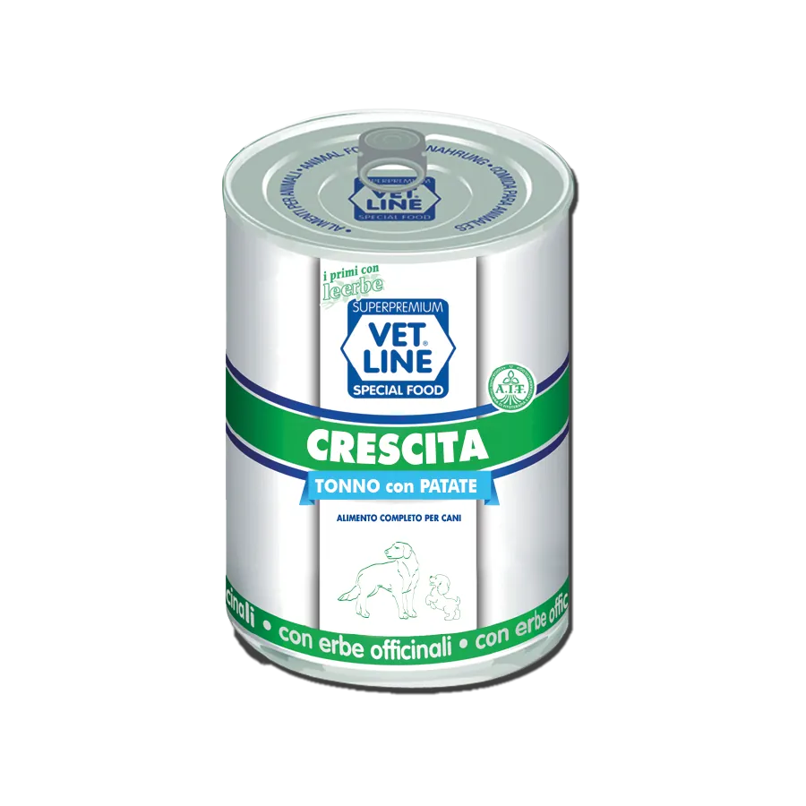 Vet line crescita tonno 400 gr