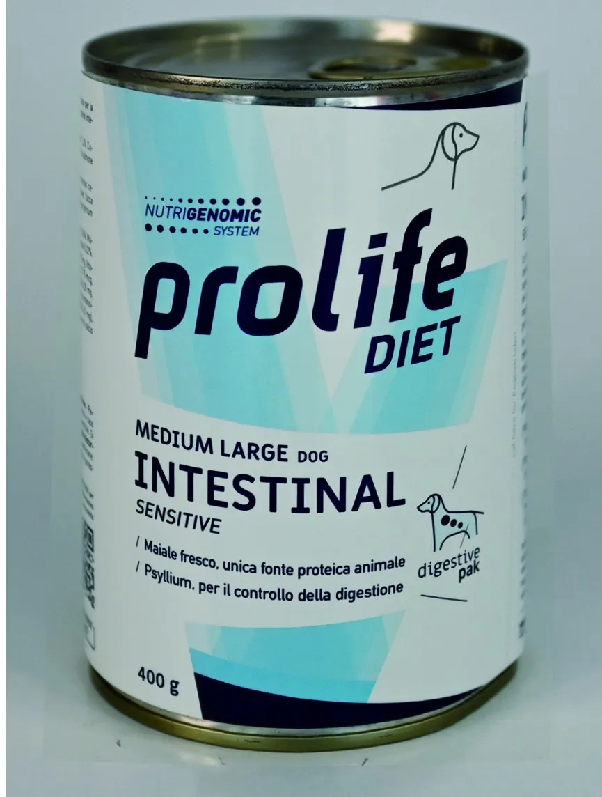Prolife dog vet intestinal maiale lattina 400 gr