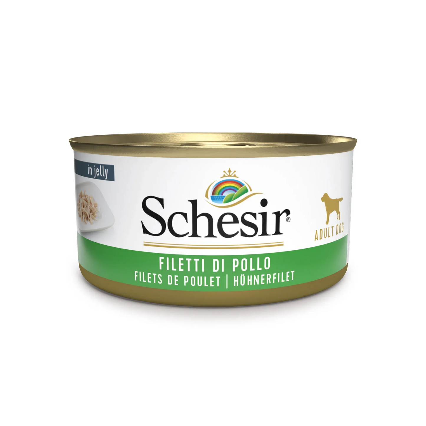 Schesir cane filetto di pollo lattina 150 gr