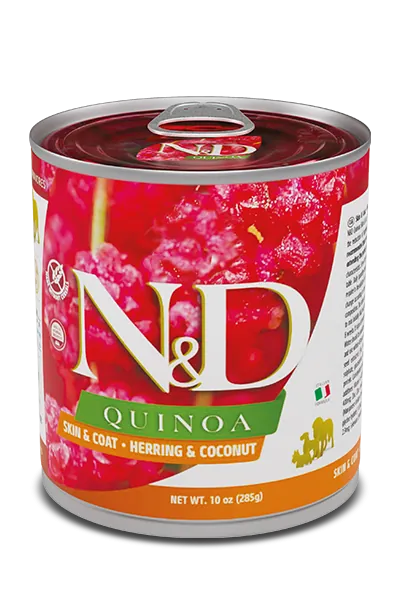 Nd dog quinoa aringa e cocco 285 gr