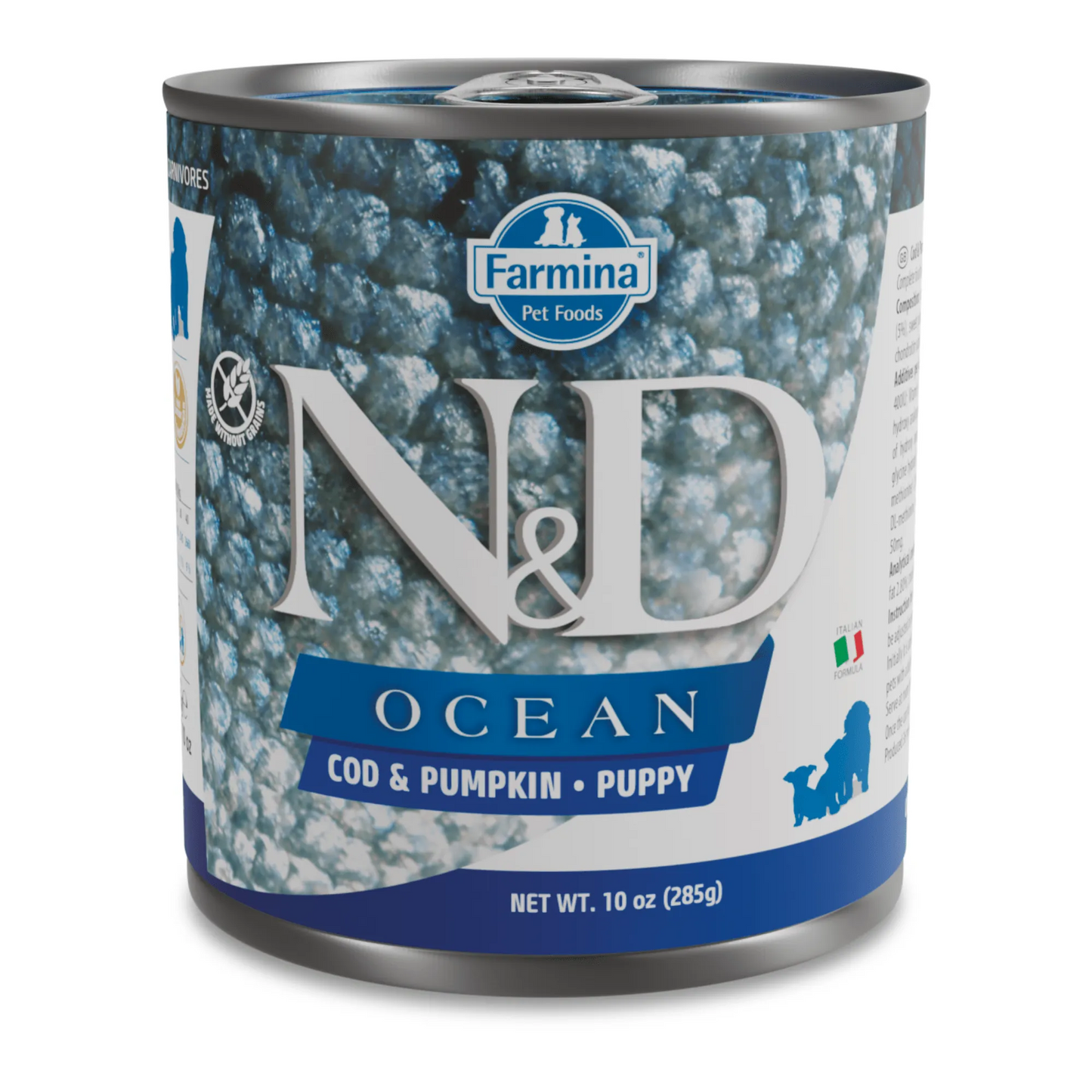 Nd dog ocean merluzzo e zucca puppy 285 gr
