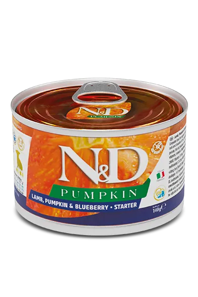 Nd dog zucca agnello e mirtillo starter 285 gr