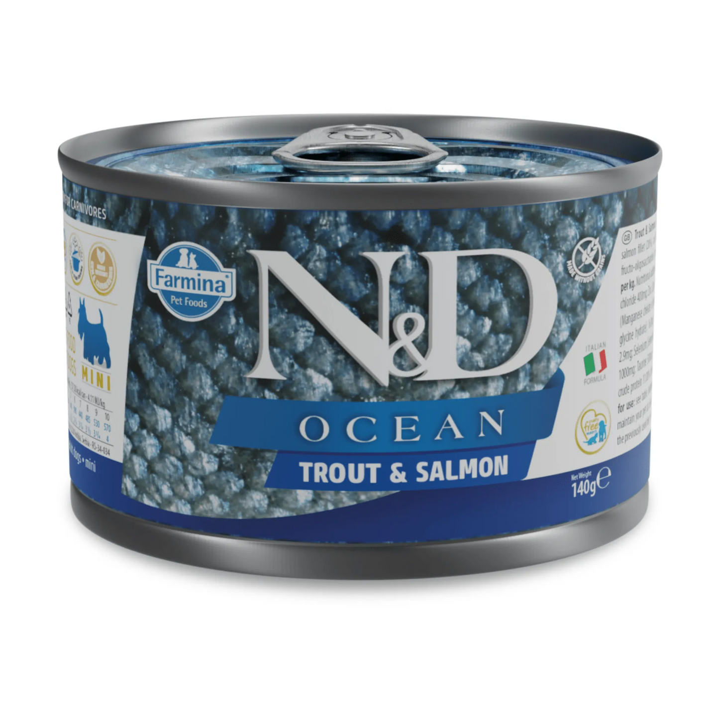 Nd dog ocean trota salmone 140 gr