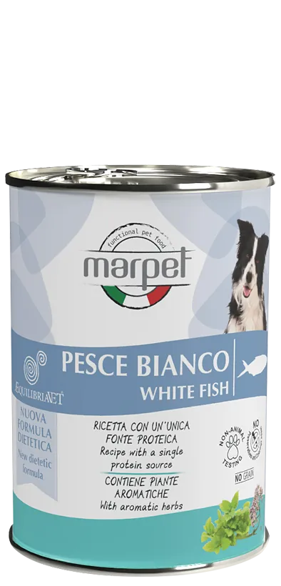 Aequilibria vet dog pesce bianco 400 gr