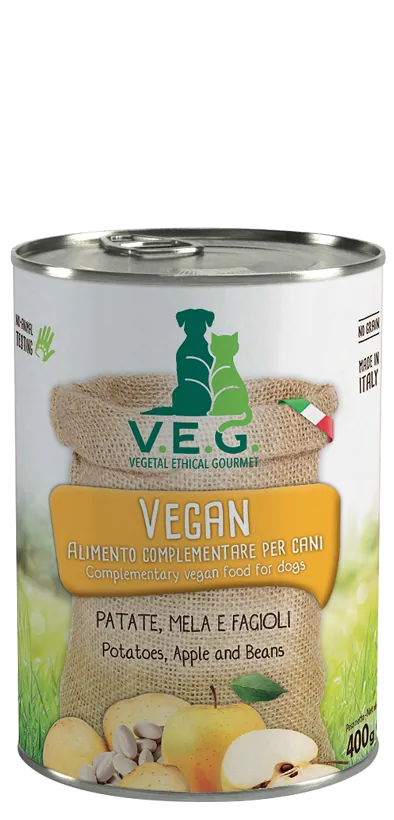 Aequilibria dog vegan mela e patate 400 gr