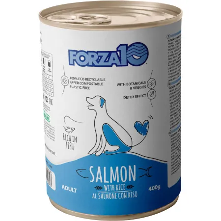 Forza 10 cane mantenimento salmone e riso lattina 400 gr