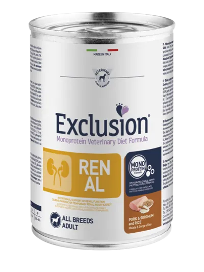 Exclusion dog renal lattina 400 gr