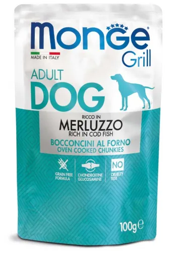 Grill dog merluzzo bustina 100 gr