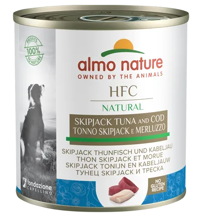 Hfc dog natural tonno lattina 290 gr