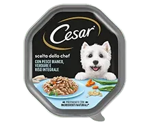 Cesar chef pesce riso e verdure 150 gr