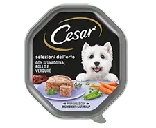Cesar ricette di campagna pollo selvaggina e verdure 150 gr