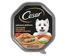 Cesar selezione orto tacchino 150 gr