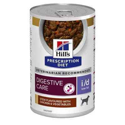 Hills cane i/d biome low fat pollo e verdure stew lattina 354 gr