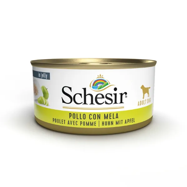 Schesir cane pollo e mela lattina 150 gr