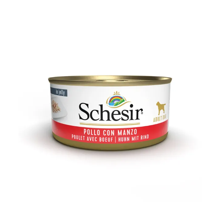 Schesir cane pollo e manzo lattina 150 gr