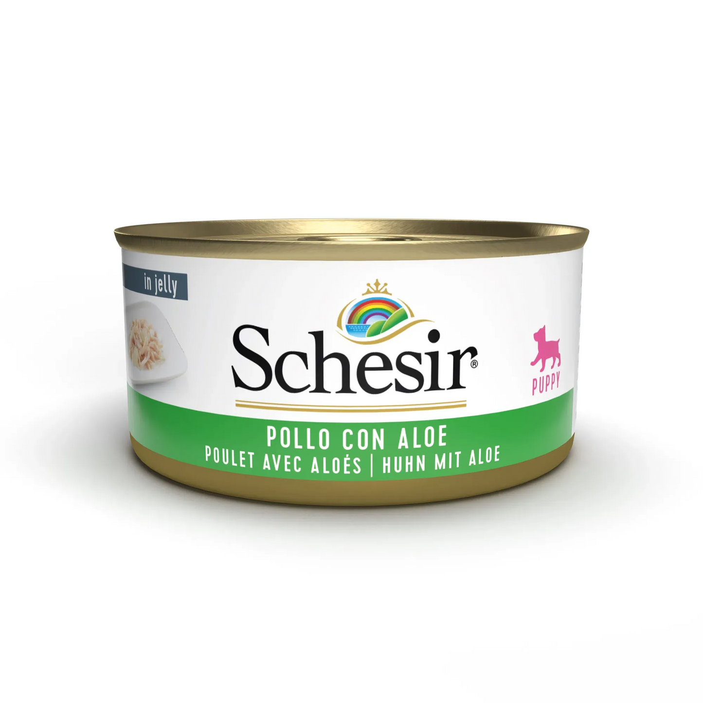 Schesir cane pollo e aloe lattina 150 gr