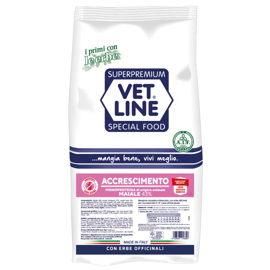Vet line accrescimento maiale 3 kg