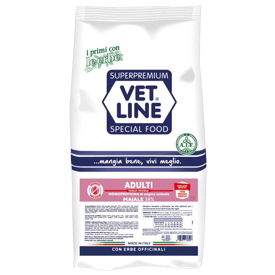 Vet line adult mini maiale 12 kg
