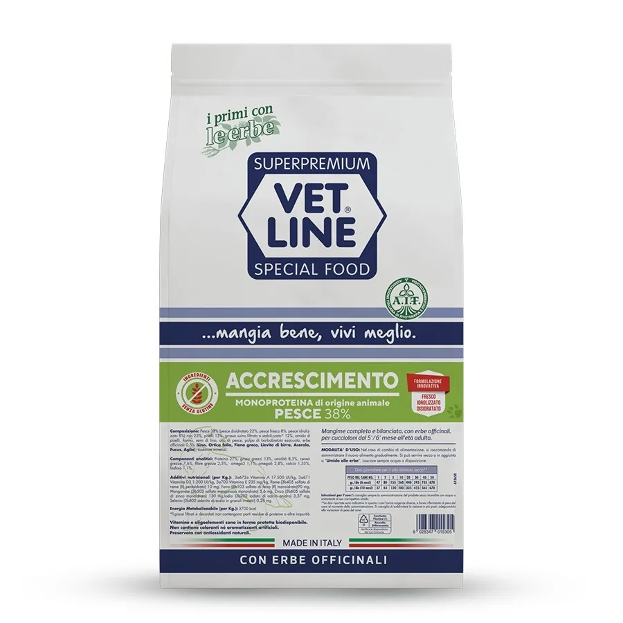 Vet line accrescimento pesce 3 kg