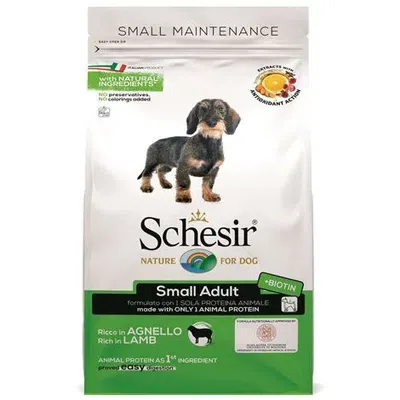 Schesir cane adult small agnello 800 gr