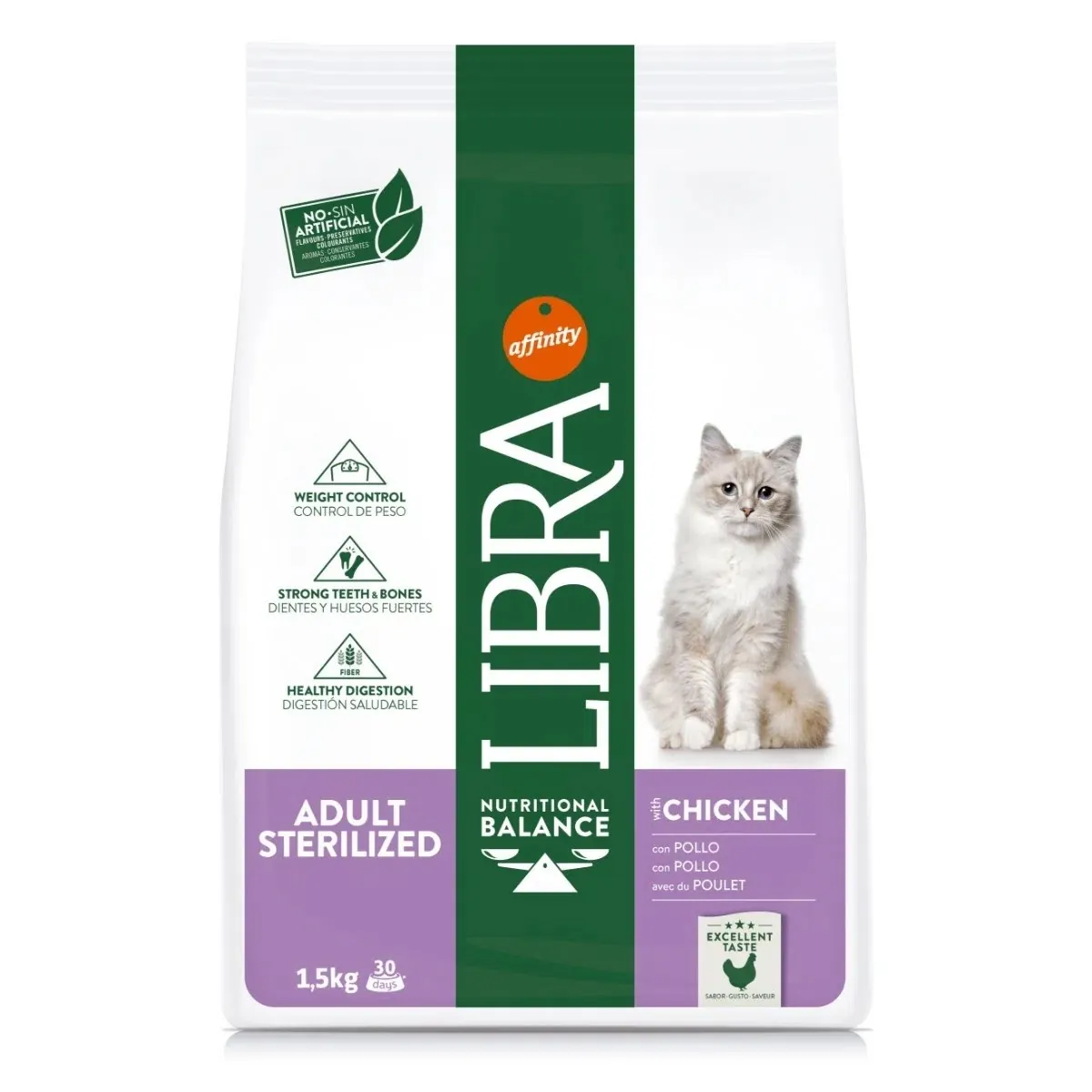 Libra cat sterilized pollo 300 gr
