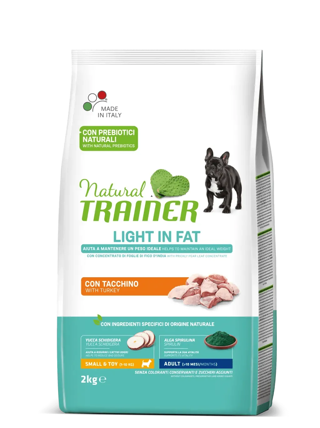 Trainer natural dog light mini tacchino 2 kg