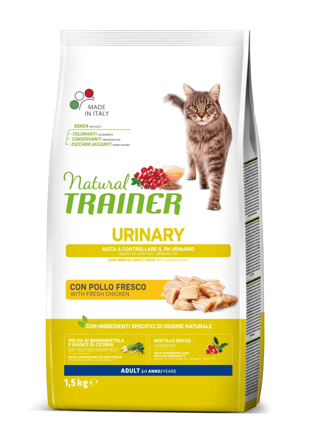 Trainer natural cat urinary pollo 1,5 kg