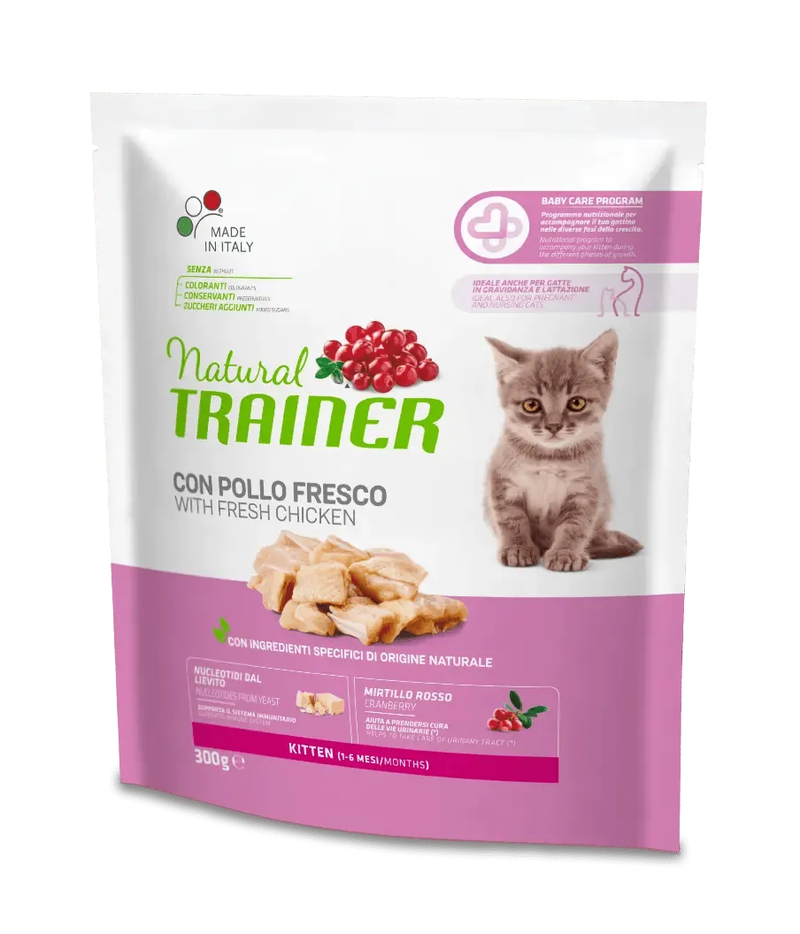 Trainer natural cat kitten pollo 300 gr