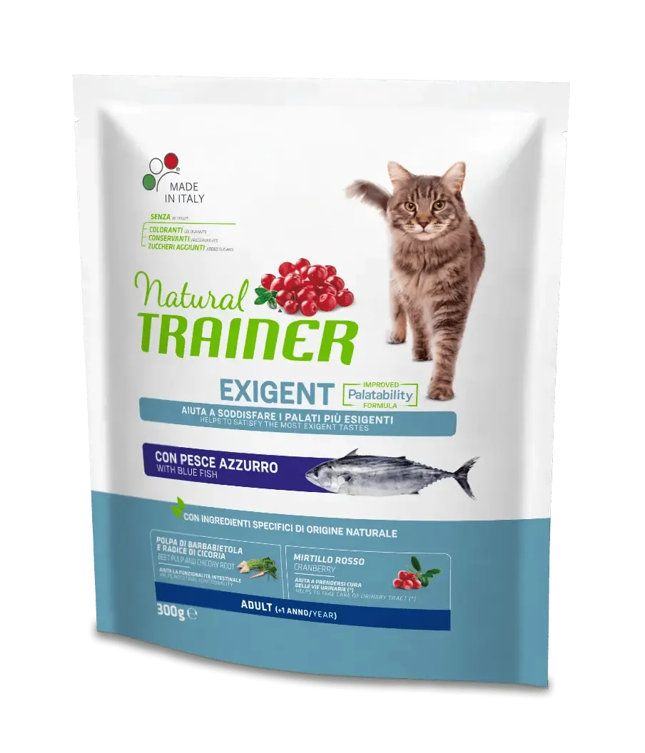 Trainer natural cat exigent pesce 300 gr