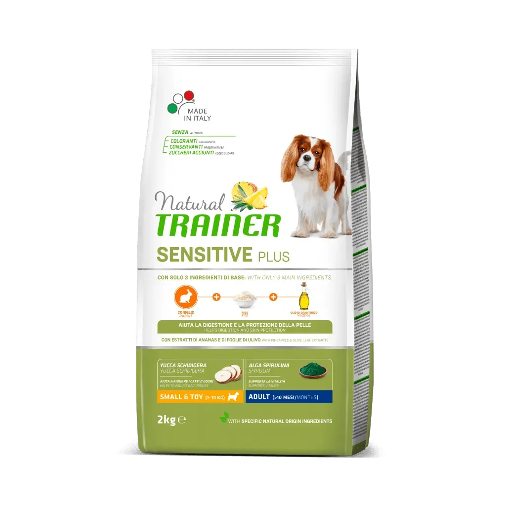 Trainer natural dog sensitive adult mini coniglio 2 kg