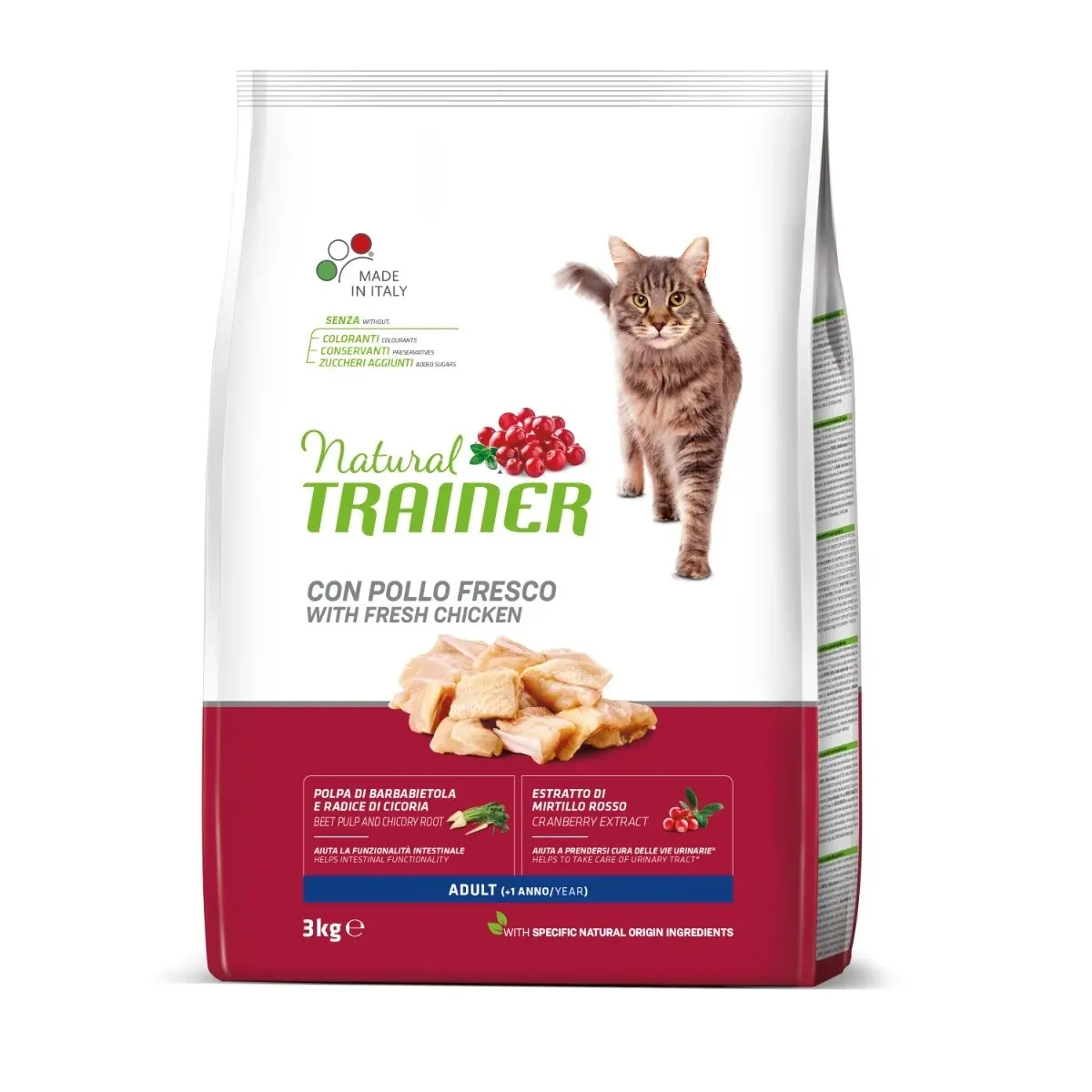 Trainer natural cat adult pollo 3 kg