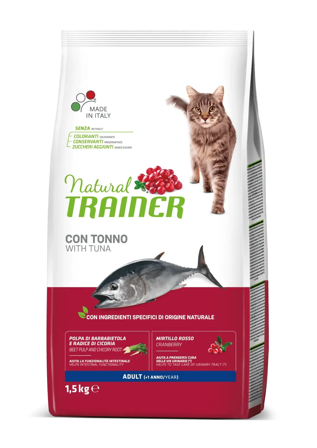 Trainer natural cat adult tonno 1,5 kg
