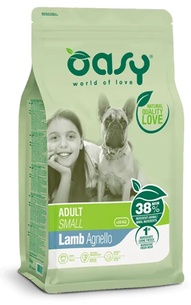 Oasy dog adult small agnello 3 kg
