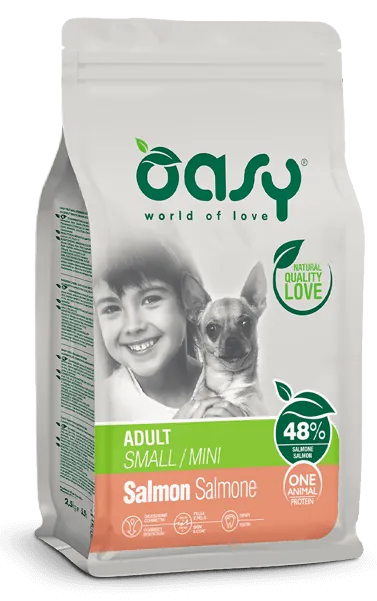 Oasy dog one adult small salmone 2,5 kg