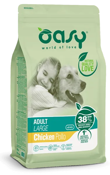Oasy dog adult large 12 kg